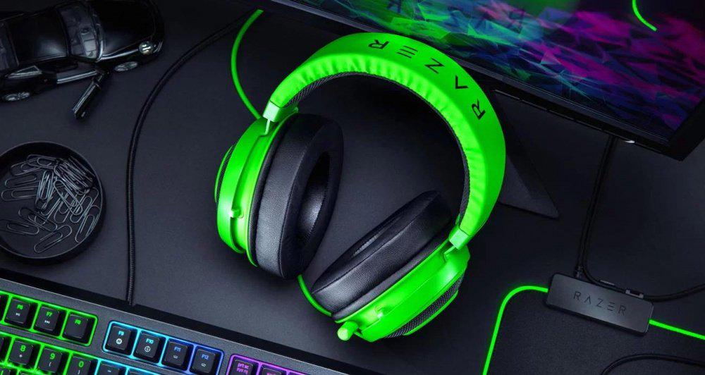 Наушники игровые Razer Kraken Multi Platform Green (RZ04-02830200-R3M1) - фото 4