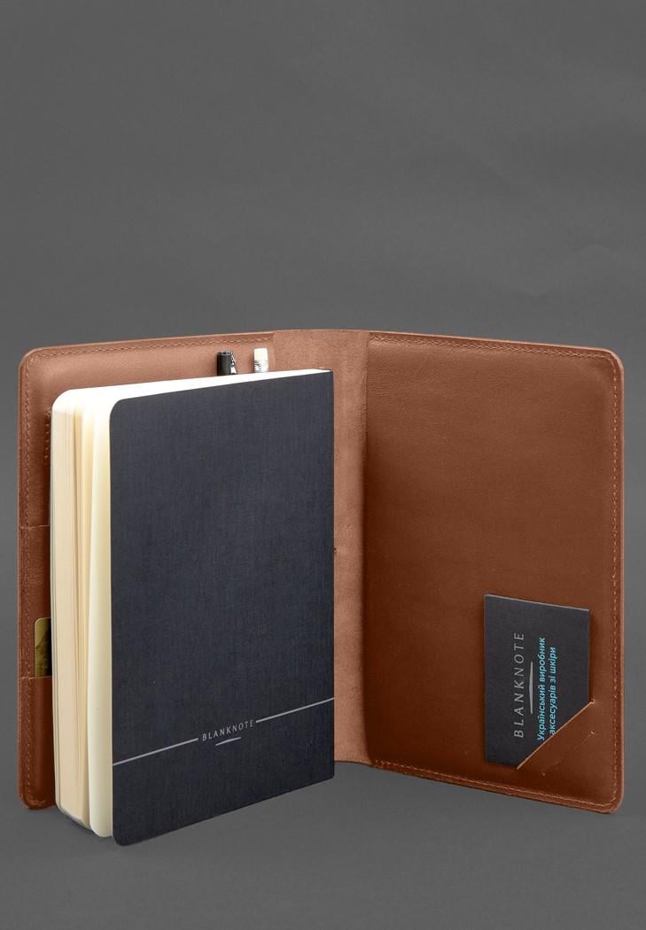 Блокнот шкіряний Софт-бук 9.4 А5 Світло-коричневий (A-028801) - фото 5