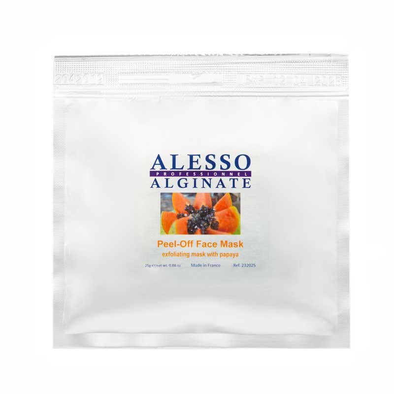 Альгінатна маска ALESSO Exfoliating Mask Papaya з Папаєю очищаюча для жирної та проблемної шкіри 25 г (3273629232177)