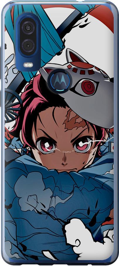 Чехол на Motorola One Vision Танджиро Камадо (5574u-1782-42517)