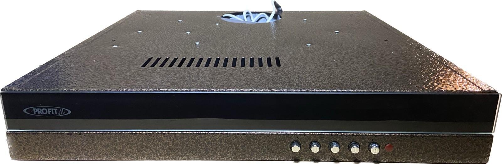 Вытяжка кухонная плоская ProfitM Турбо №3 50 см 420 куб. м Медный антик/Стеклянный (291020233)