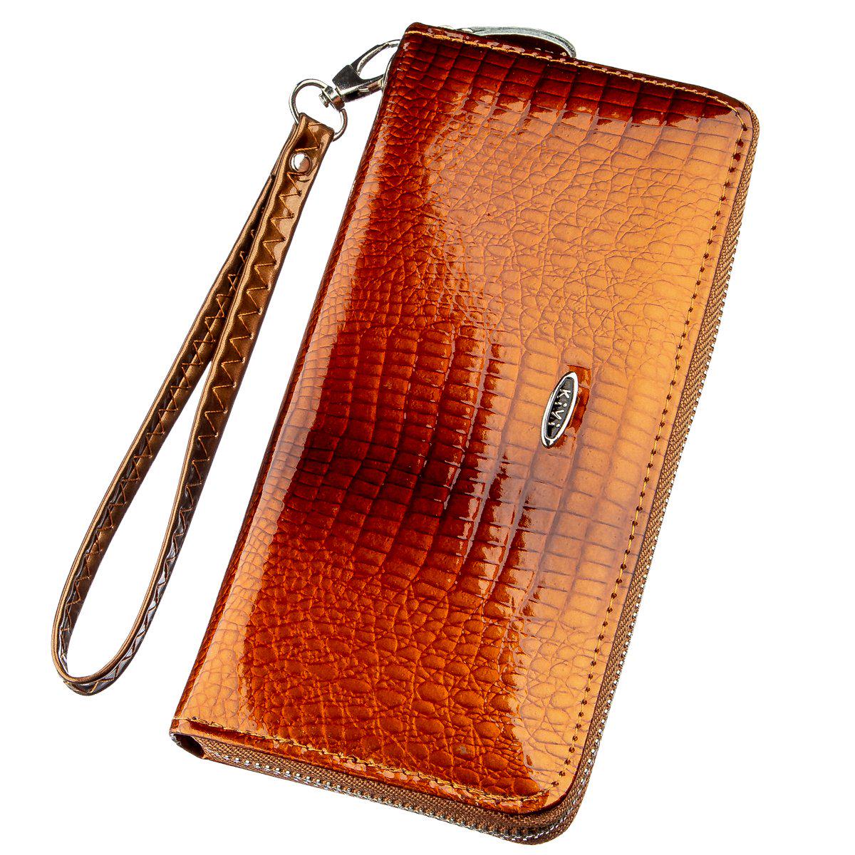 Кошелек женский Kivi-wallet 19029 кожа Коричневый