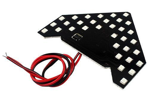 Покажчики повороту LED 33SMD 12В бігаючі 2 шт. Жовтий (285061) Покажчики повороту LED 33SMD 12В бігаючі 2 шт. Жовтий (285061)