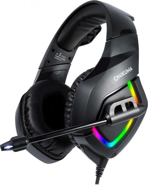 Наушники игровые ONIKUMA Gaming LED K1-B Черный