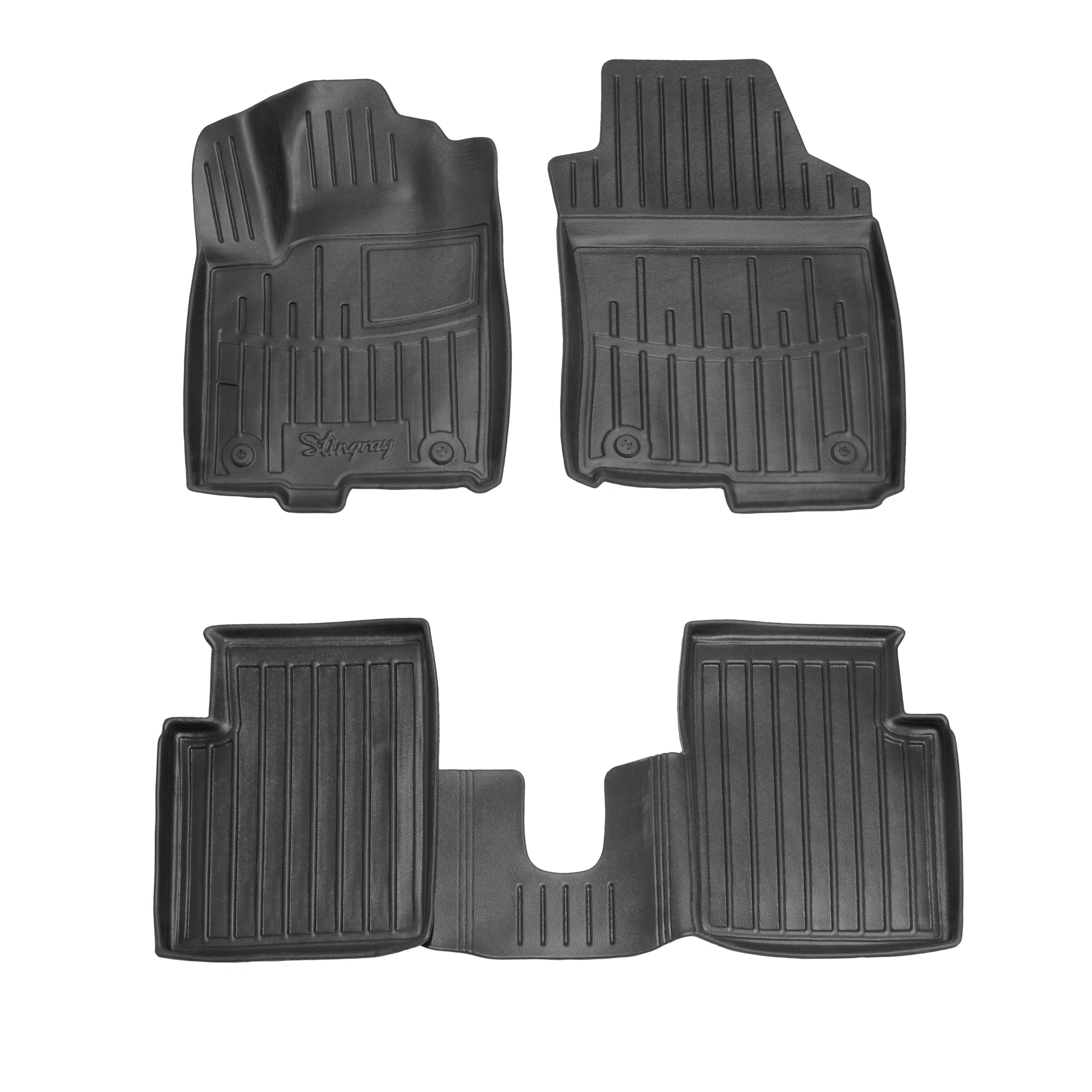 Коврики Stingray 3D для Lancia Ypsilon 2011–2025 рр. полиуретан 4 шт. Черный (158282)
