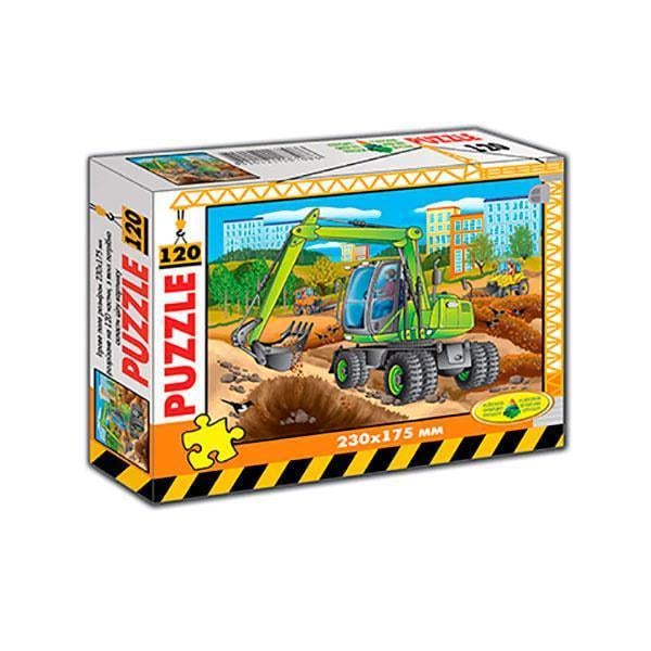 Пазлы Экскаватор 120 эл. (Ен.6867)