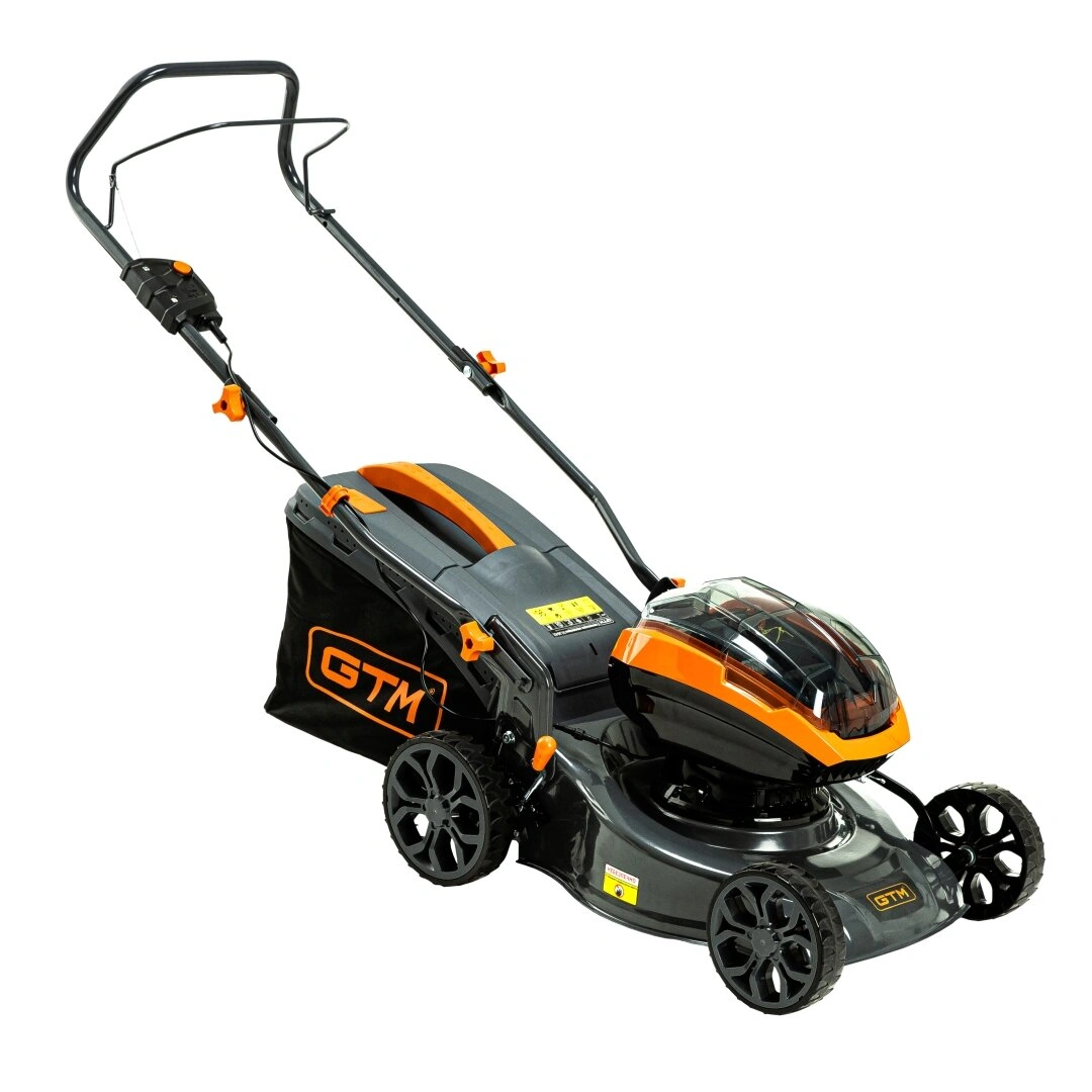 Газонокосарка акумуляторна GTM BLM42 КАРКАС несамохідна 2x18V 42 см (25483588)