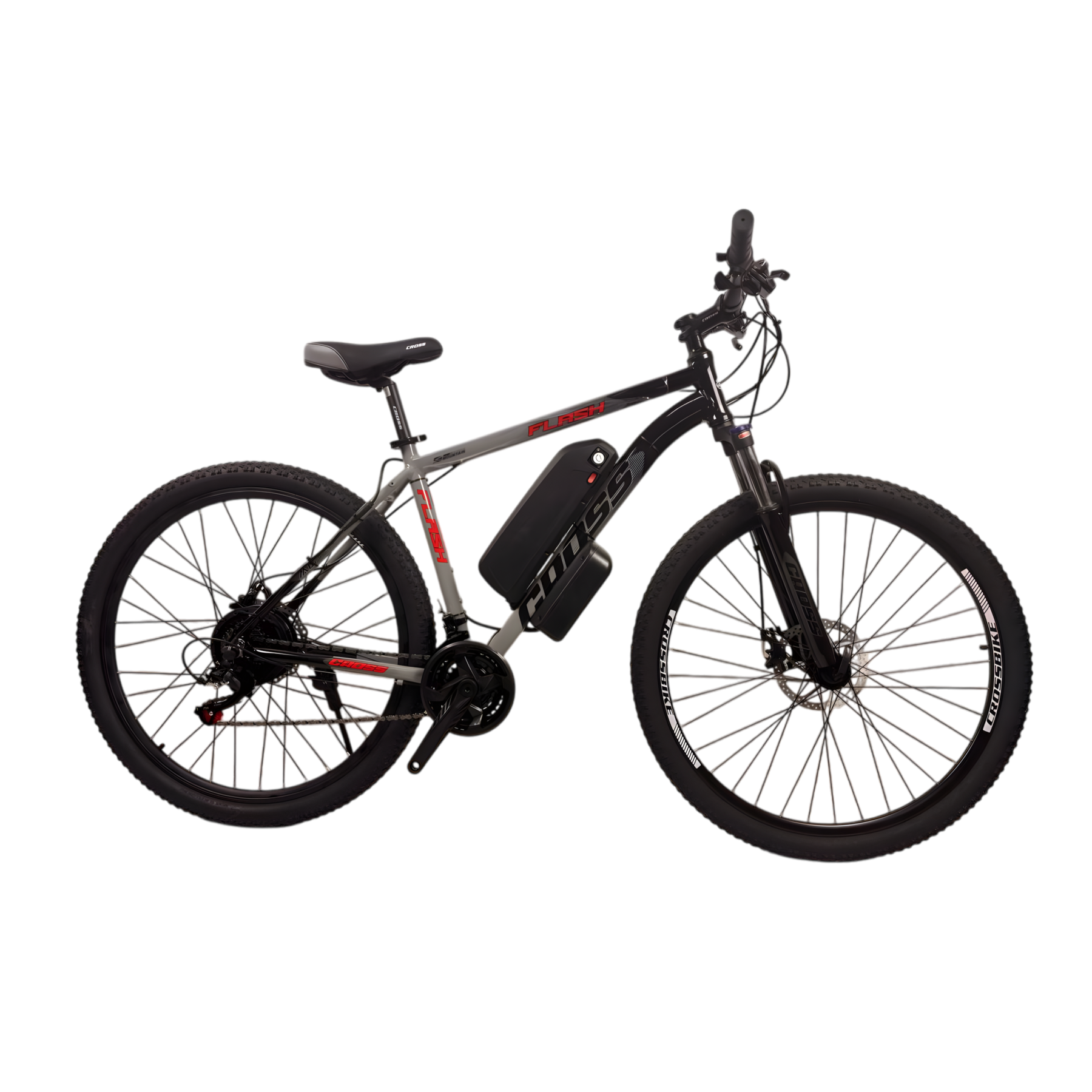 Електровелосипед Cross Flash 2025 29" 19,5" FX-15R задній 500W/48V/13Ah Чорний (28219366)