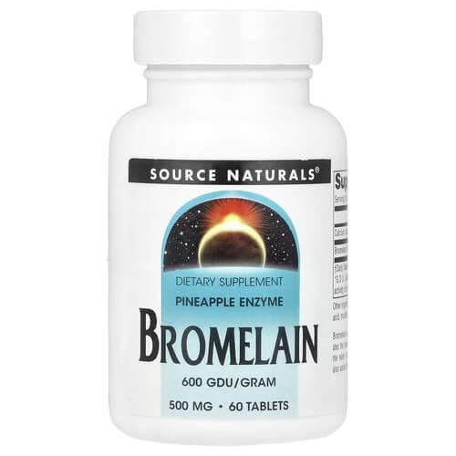 Бромелайн Source Naturals Bromelain 500 мг 60 табл. (SNS-00906)