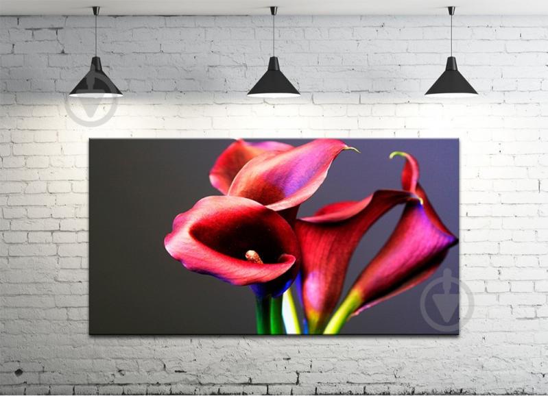 Картина на холсте ProfART S50100-c198 100 x 50 см Цветы (hub_AcEU32350)