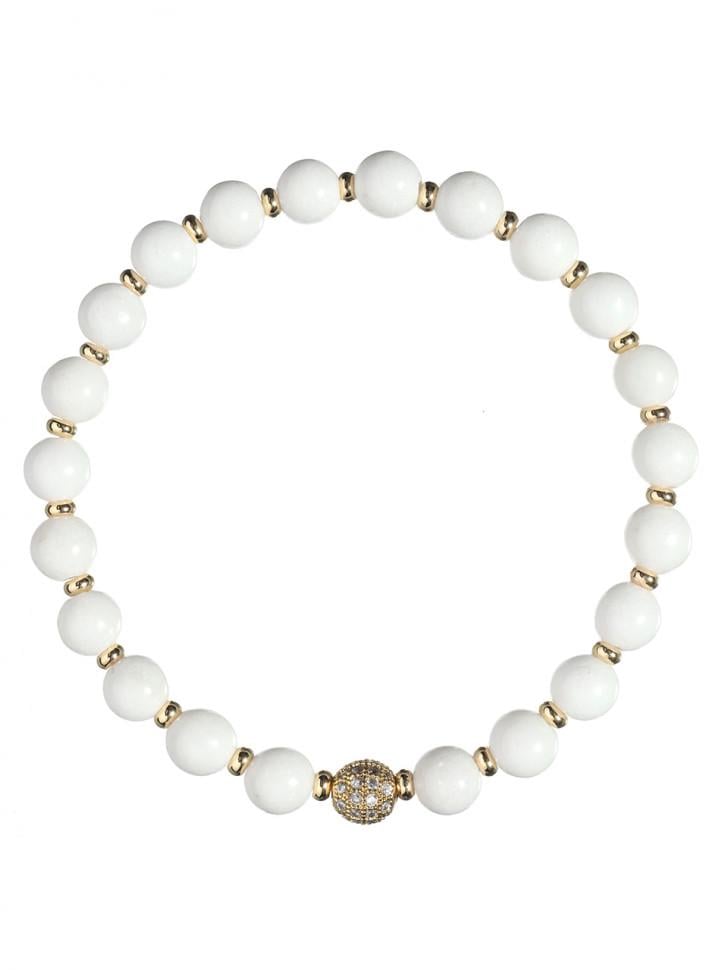 Браслет из нефрита Белый (4997)