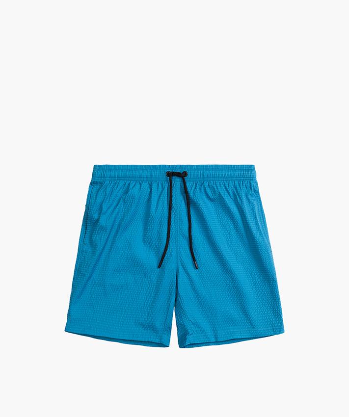 Шорти пляжні чоловічі Atlantic KMB-226 на шнурку з бічними кишенями L Блакитний (2600604804) - фото 3