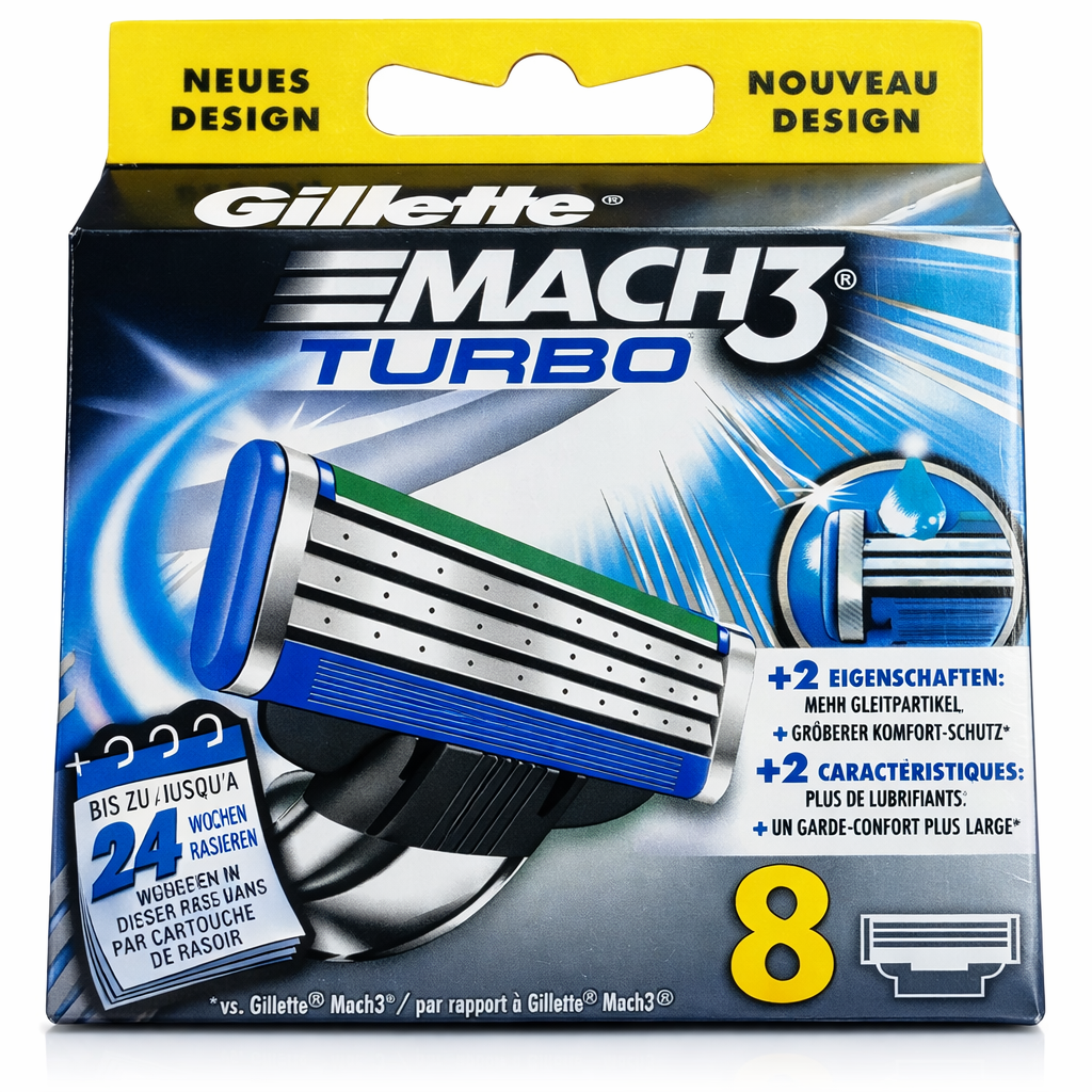 Картриджи кассеты GILLETTE Mach 3 Turbo 8 шт. (567711) Картриджи кассеты GILLETTE Mach 3 Turbo 8 шт. (567711)