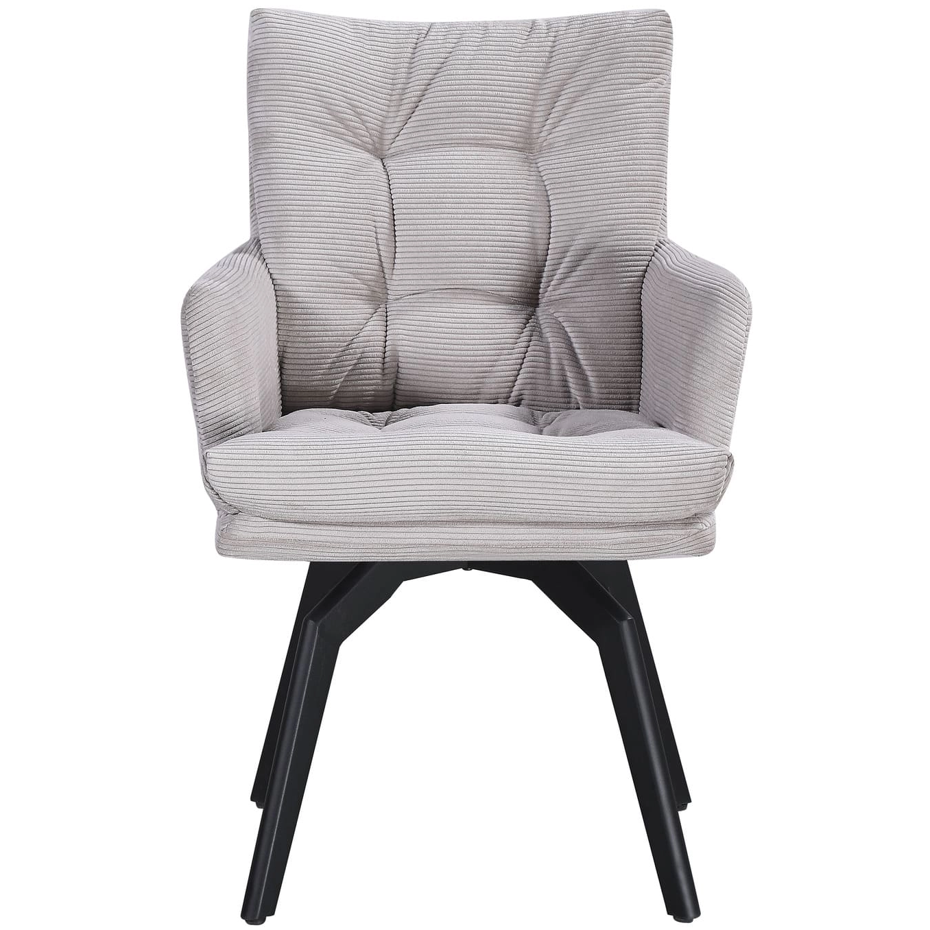 Стул обеденный Chance с подлокотниками поворотный 180° Taupe velvet (13517)