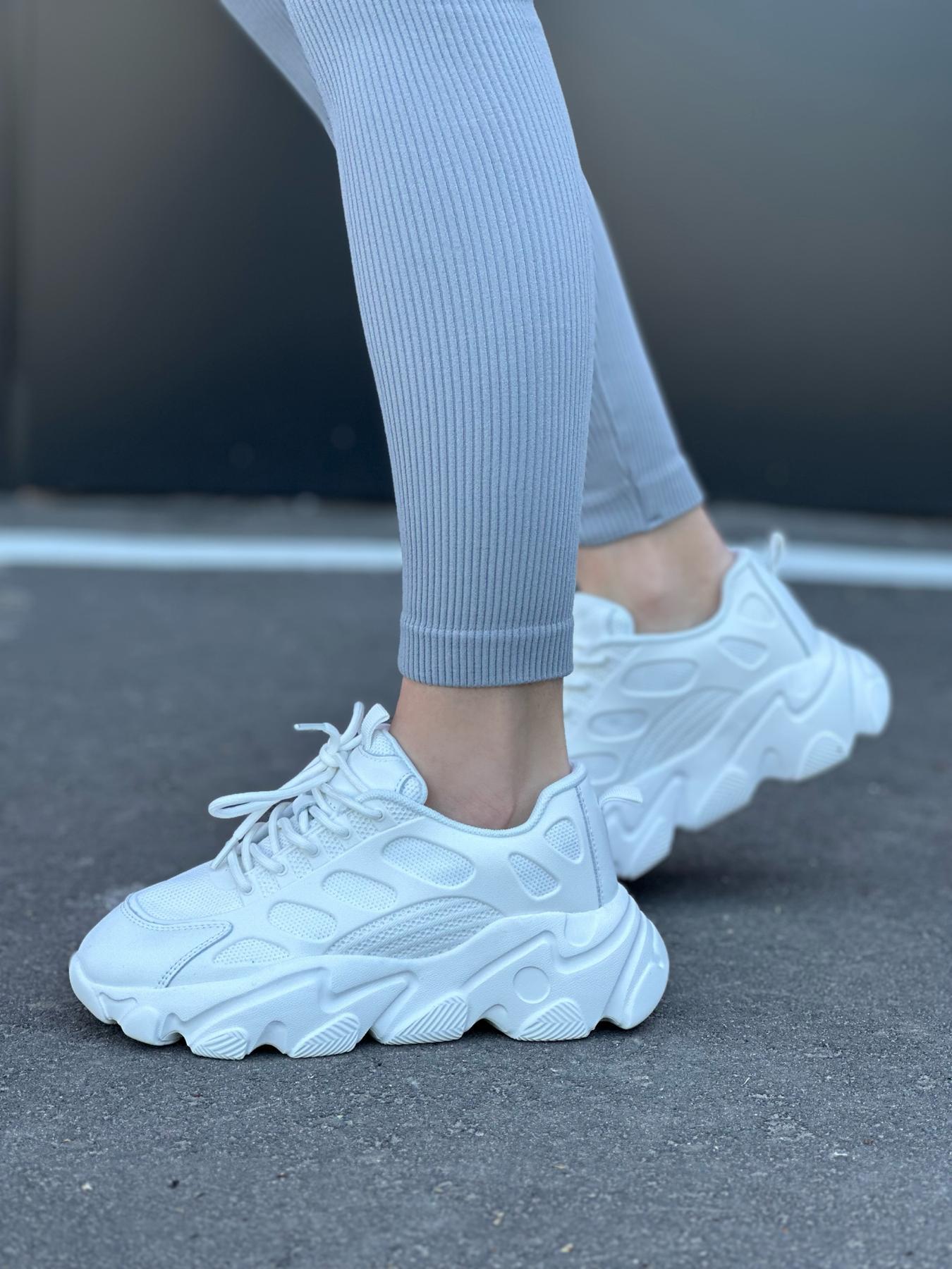 Кроссовки женские натуральная кожа/текстиль р. 37 Белый (9546394) - фото 8 Кроссовки женские натуральная кожа/текстиль р. 37 Белый (9546394) - фото 8