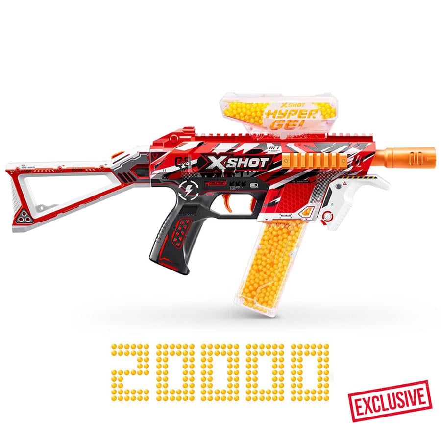 Бластер X-Shot Hyper Gel Trace Fire (Medium) Sams Edition (36623)