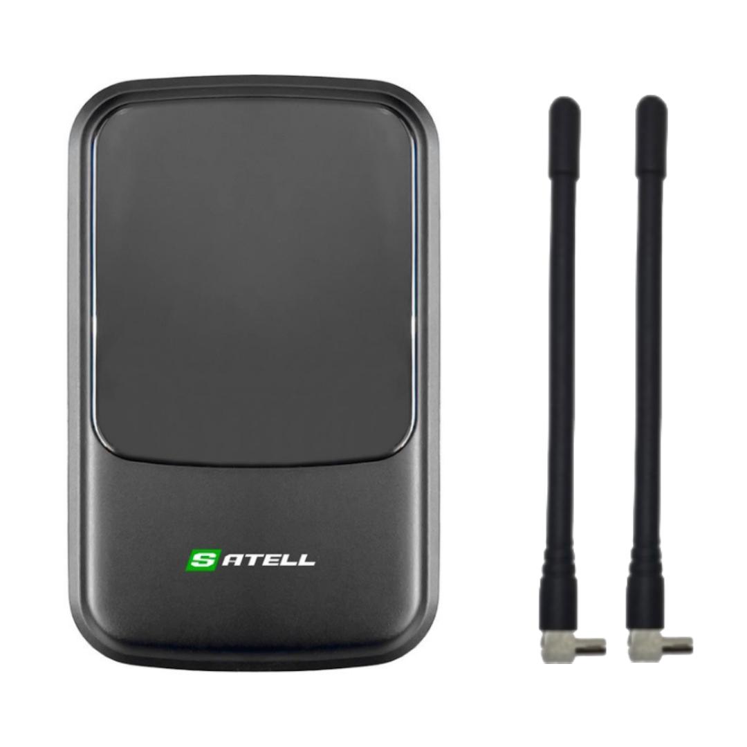 Роутер Satell F3000 4G LTE до 150 мбит/сек с терминальной антенной 3 Дб 2 шт. Black (22721846)