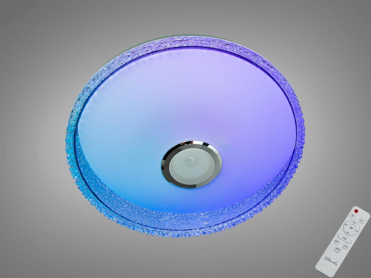 Смарт-люстра светодиодная 80Вт RGB с Bluetooth Белый (2989250464)