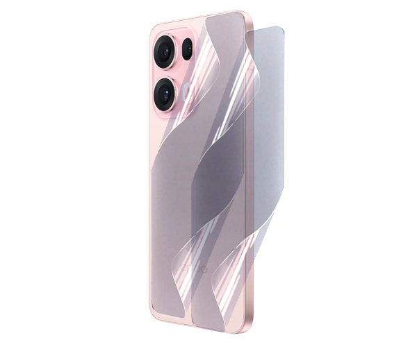 Противоударная гидрогелевая пленка Hydrogel Film для Oppo Reno13 Pro на заднюю панель, Transparent