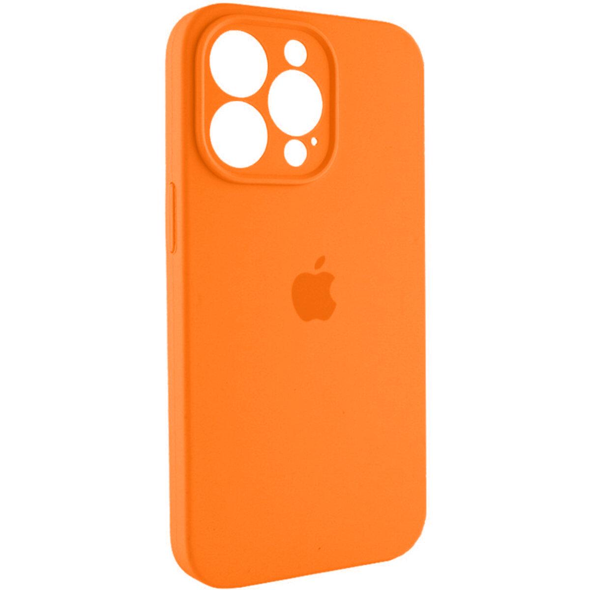 Протиударний чохол для Apple iPhone 15 Pro Max Silicone Full Case AA Camera Protect / Orange - фото 2