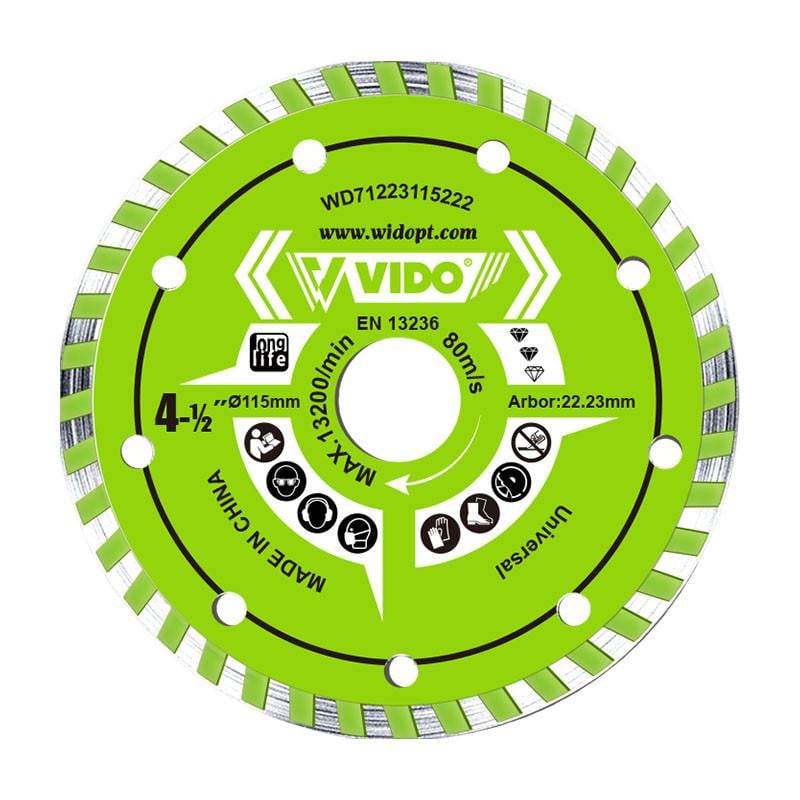Диск алмазный Vido Turbo WD71223125222 125х22.2 мм (27612413)