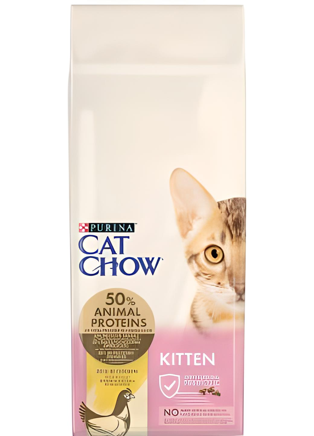 Сухий корм Cat Chow Kitten з куркою для кошенят 15 кг