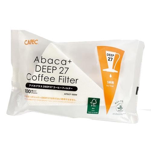 Фільтри паперові CAFEC Abaca+ Deep 27 100 шт. (AFD27-100W)