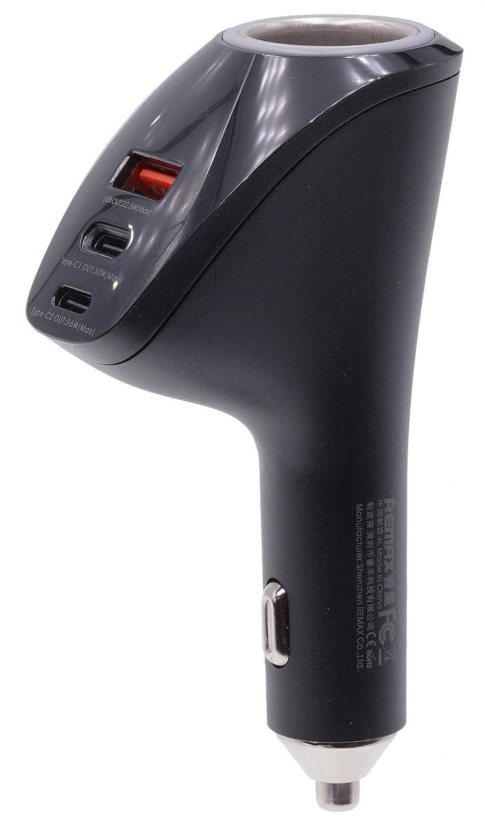 Зарядное устройство автомобильное REMAX Ruixiang Valiant 88.5W PD+QC 2C+1A (ins648)