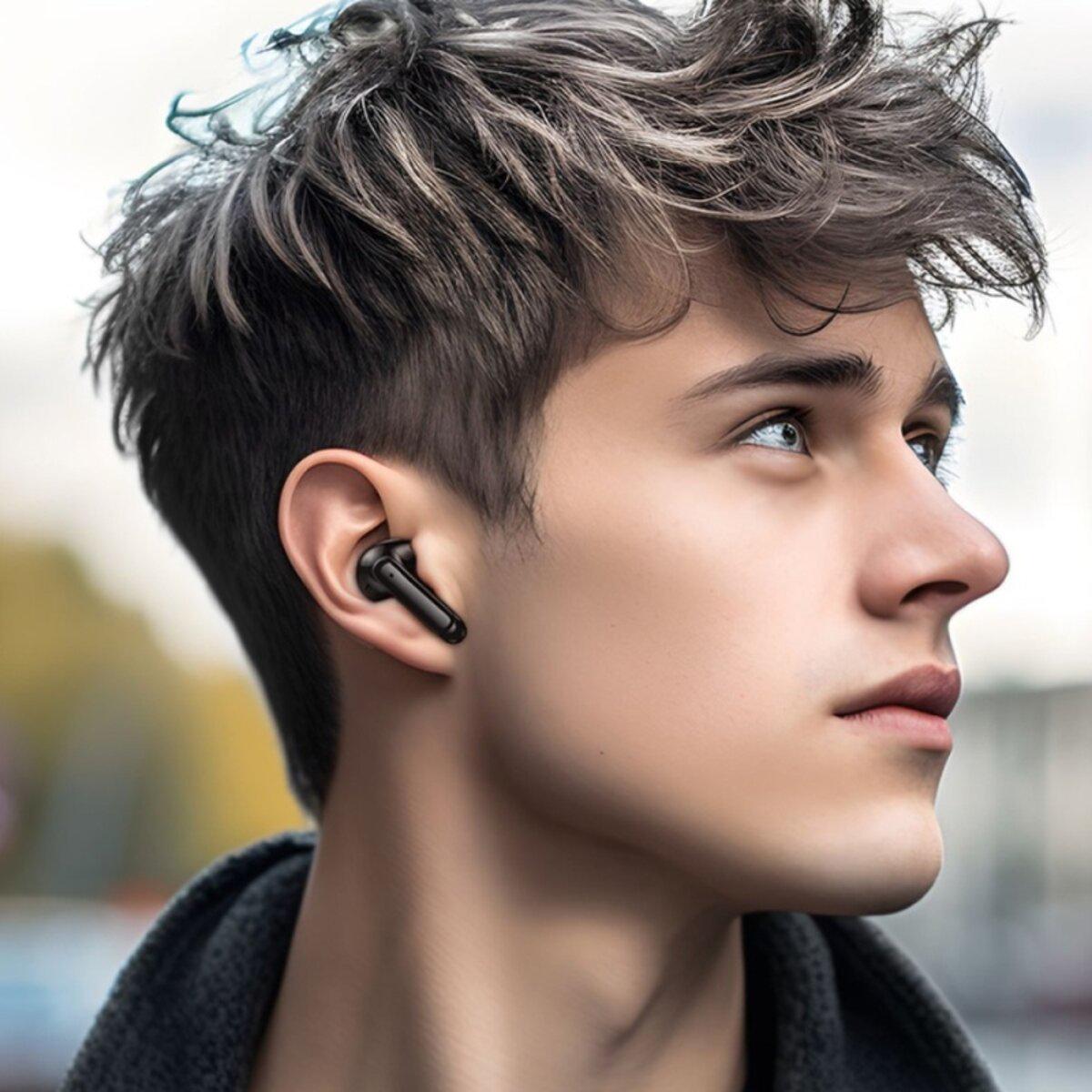 Навушники бездротові Borofone FQ1 Shine BT5.4 wireless headset 320 mAh Black (6941991113284) - фото 3