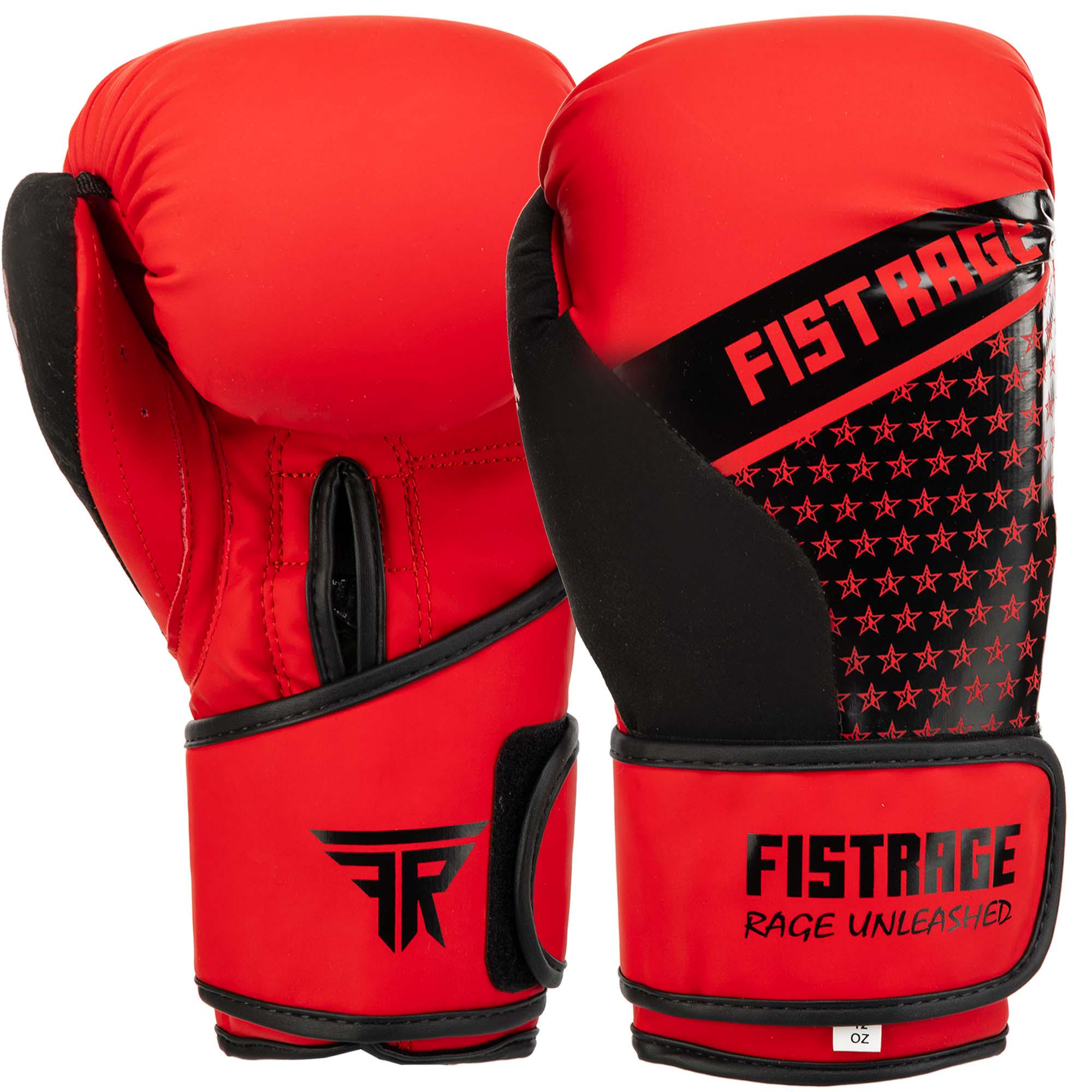 Перчатки боксерские FISTRAGE VL-5561 12oz Красный (VL-5561_Красный_12_унции)