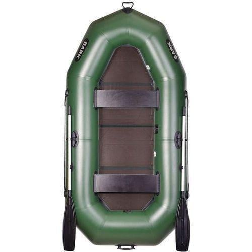 Надувная лодка Bark B-260K ПВХ 2-х местная гребная сплошное дно - фото 1