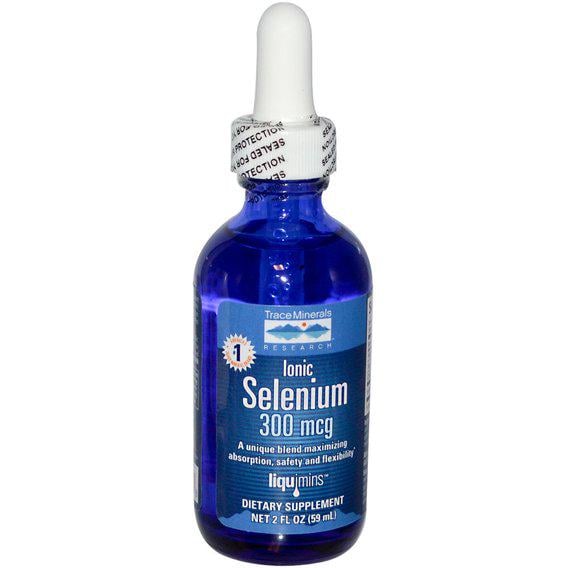 Комплекс Селен и Молибден Trace Minerals Ionic Selenium 300 mcg 2 ун. 59 мл (TMR-00018)