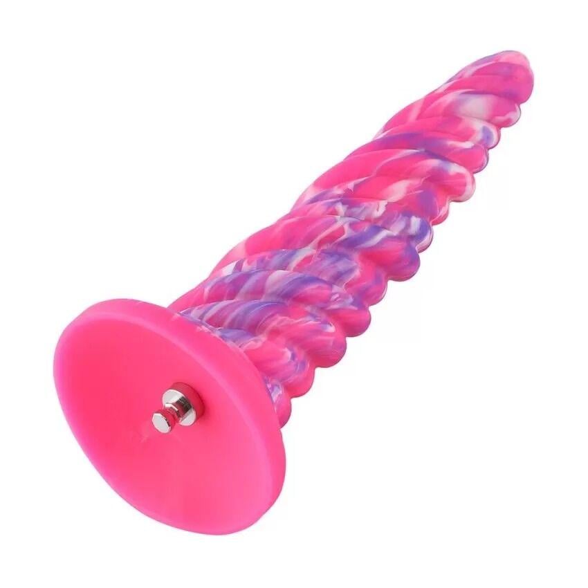 Фалоімітатор для секс-машин Hismith Awl Shape Silicone Monster Series кріплення KlicLok (SO9965)