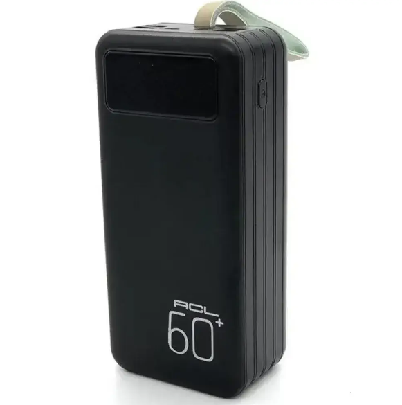 Повербанк TX60 с фонарем 60000 mAh Черный (412244)