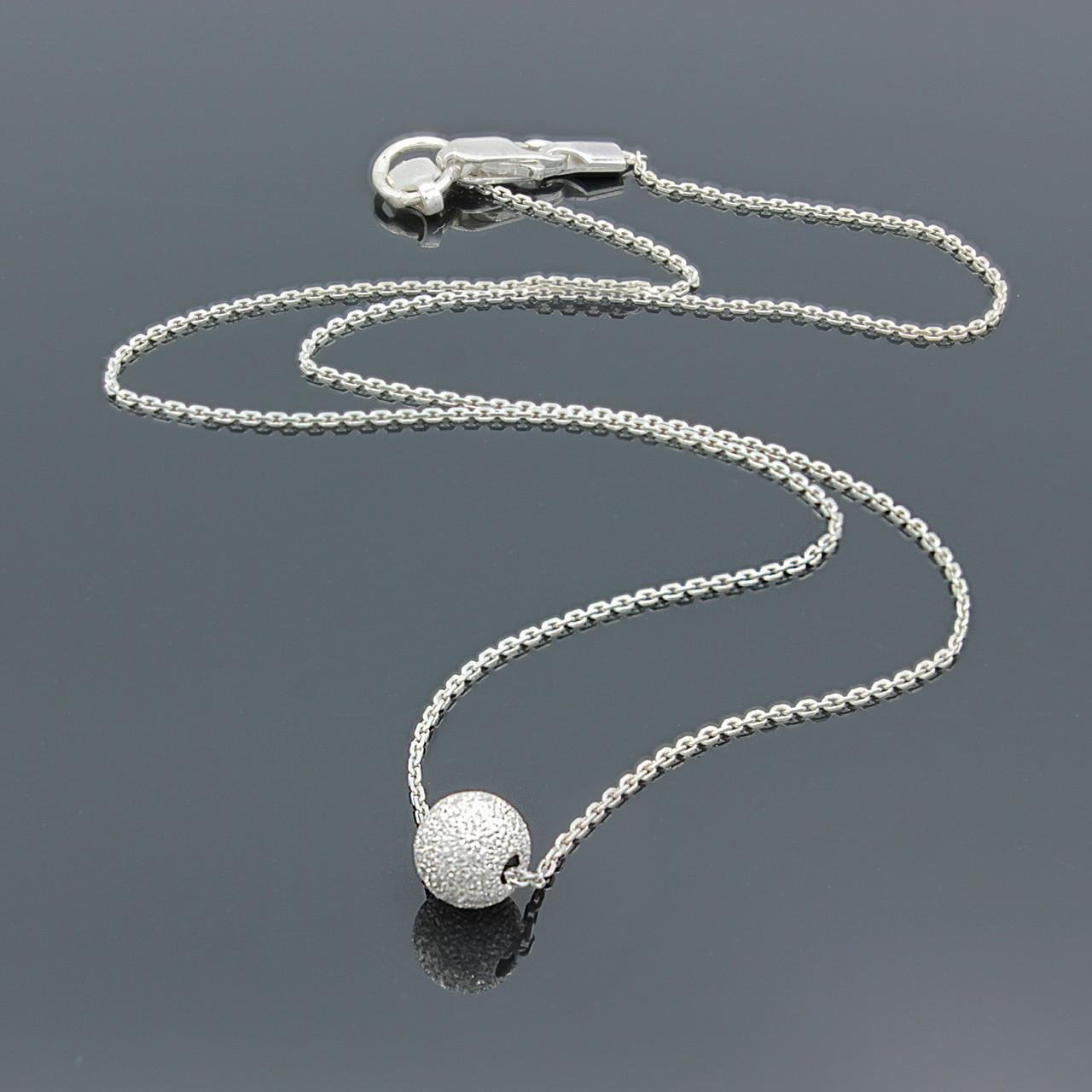 Серебряное колье Нежность