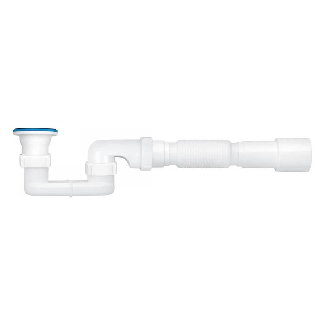 Сифон для душа Ani Plast Е016EU с гибкой трубой 40х40/50 мм 1-1/2" 40 мм (CV007022)