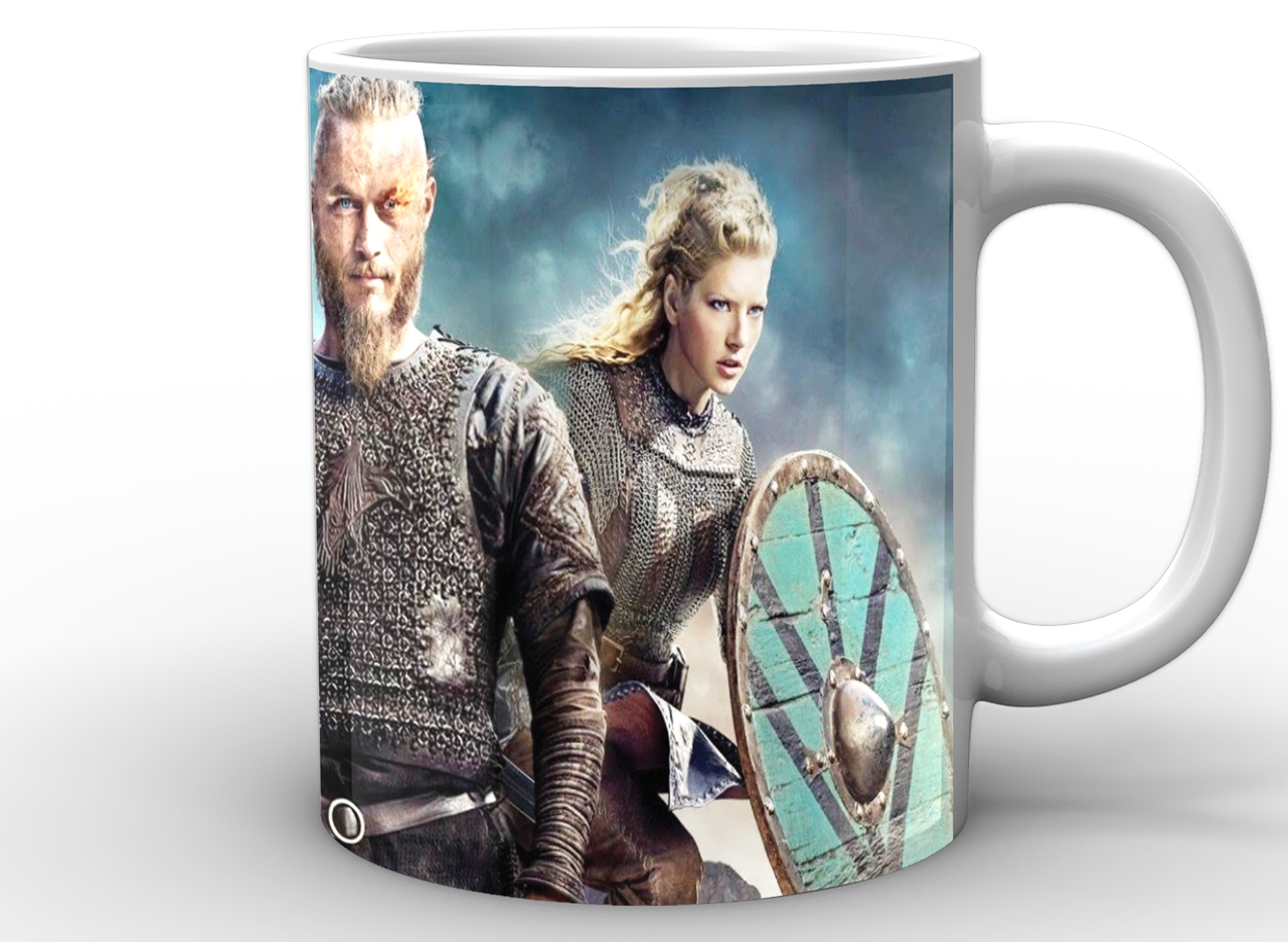 Чашка Gee! Викинги Vikings Ролло/Рагнар/Лагерта Белый VK.02.001 Чашка Gee! Викинги Vikings Ролло/Рагнар/Лагерта Белый VK.02.001