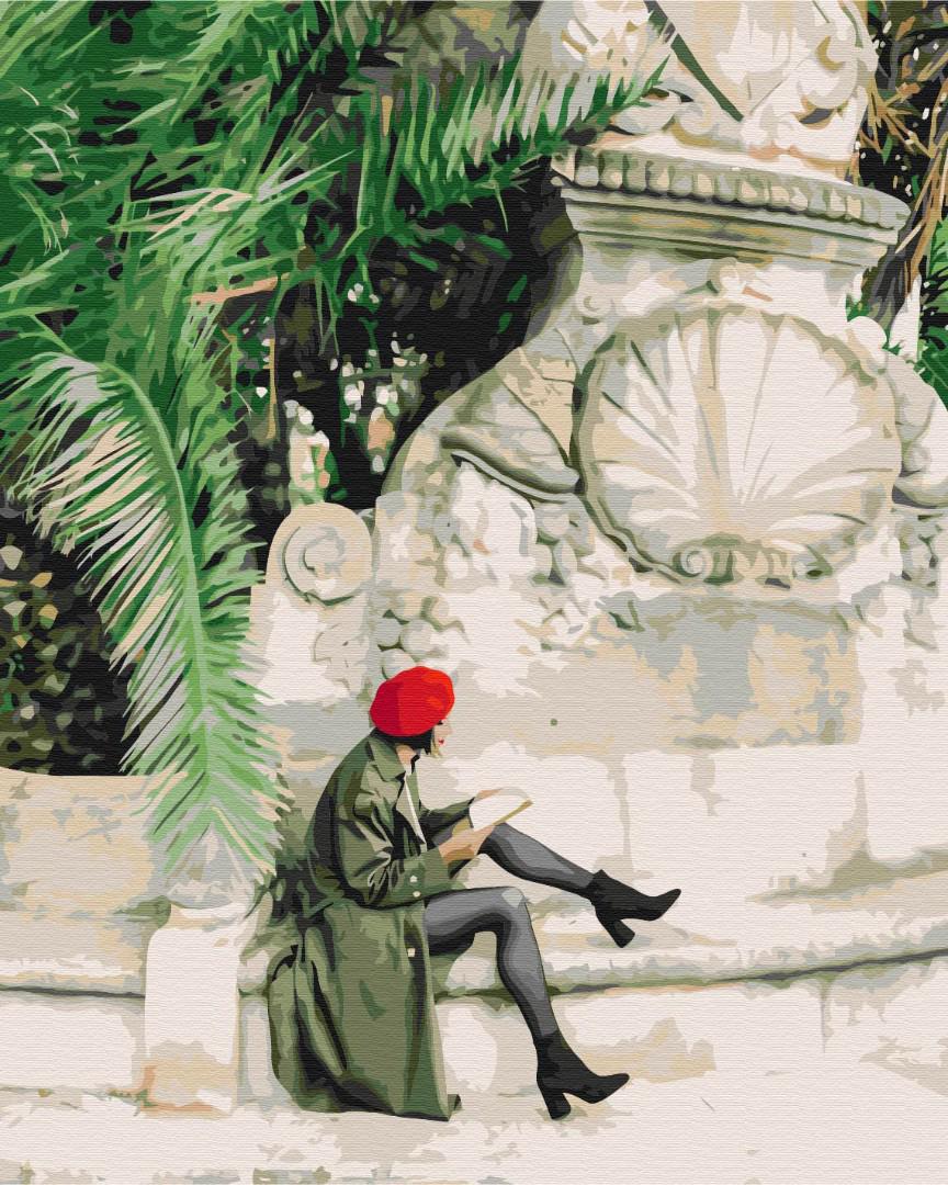 Картина по номерам Brushme Парижский шик на улицах Бали 40x50 см (BS52395)