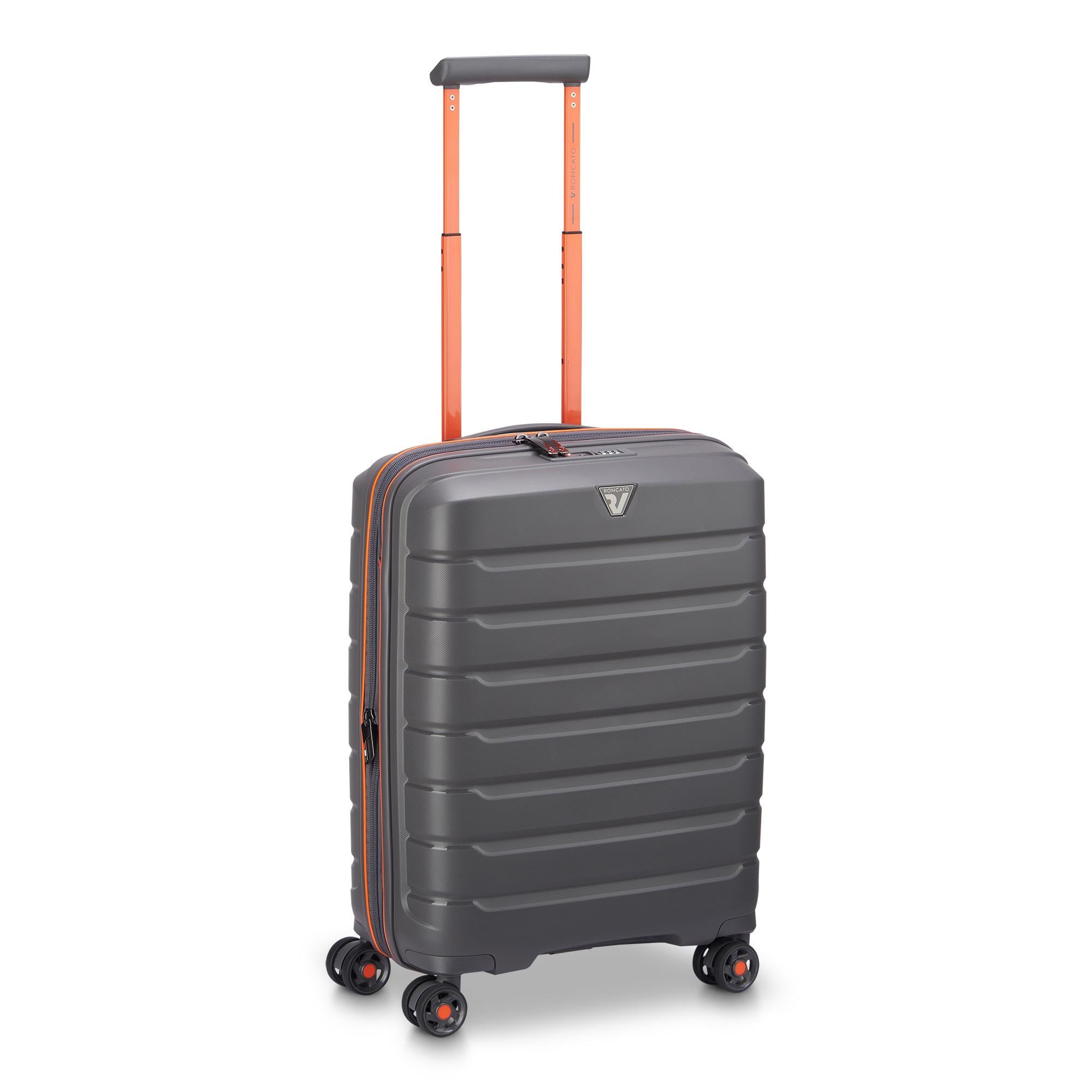 Валіза маленька Roncato B-FLYING MOVE 418183/92 55х40х20/25 см 40 л Темно-Сірий (31807027)