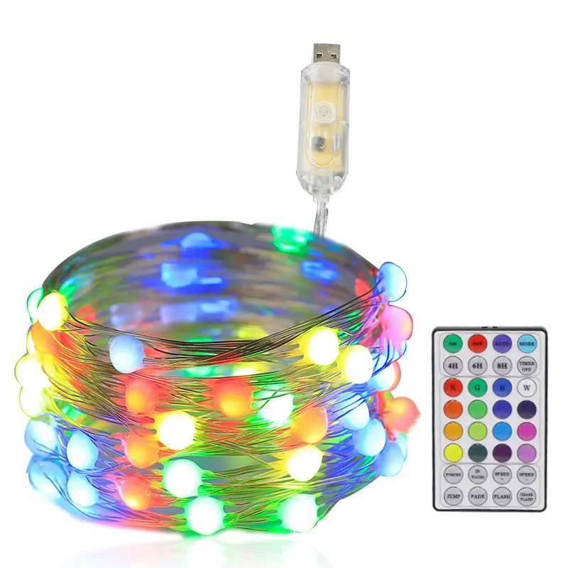Гірлянда Smart RGB 100 LED USB управління ефектами 16 млн кольорів 10 м Гірлянда Smart RGB 100 LED USB управління ефектами 16 млн кольорів 10 м