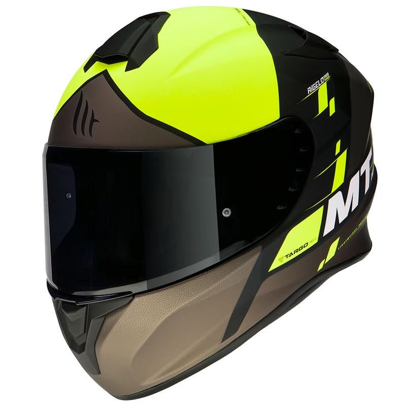 Мотошлем MT HELMETS TARGO Rigel L Matt Fluor Yellow (10289)