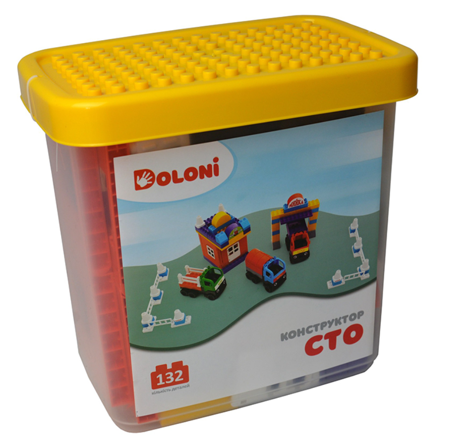 Конструктор дитячий Doloni Toys СТО 132 деталі (013888/38)