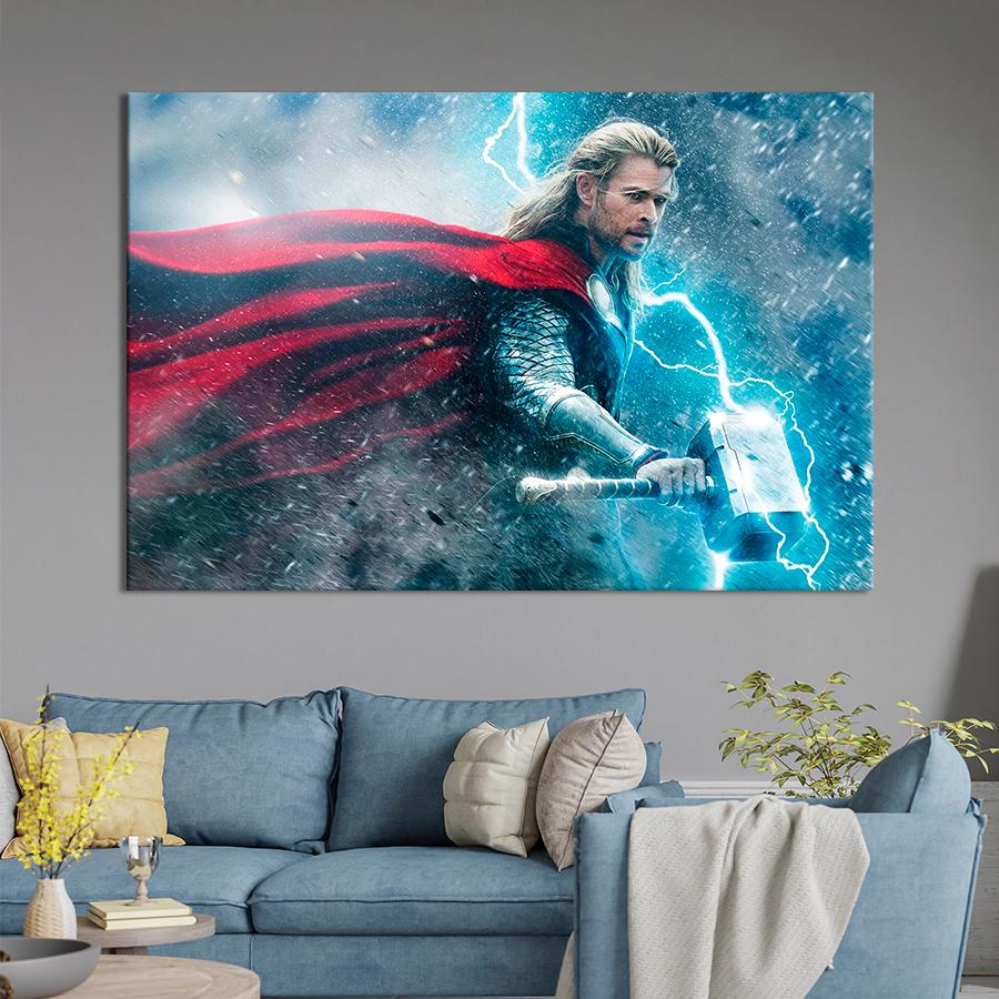 Настенний декор Тор: Царство тьмы 120x80 см (A125-1)