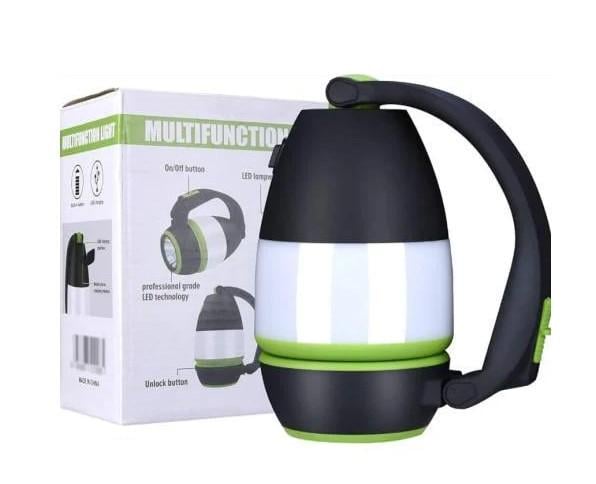 Ліхтар LED для кемпінгу з функцією повербанк 1500 мАг