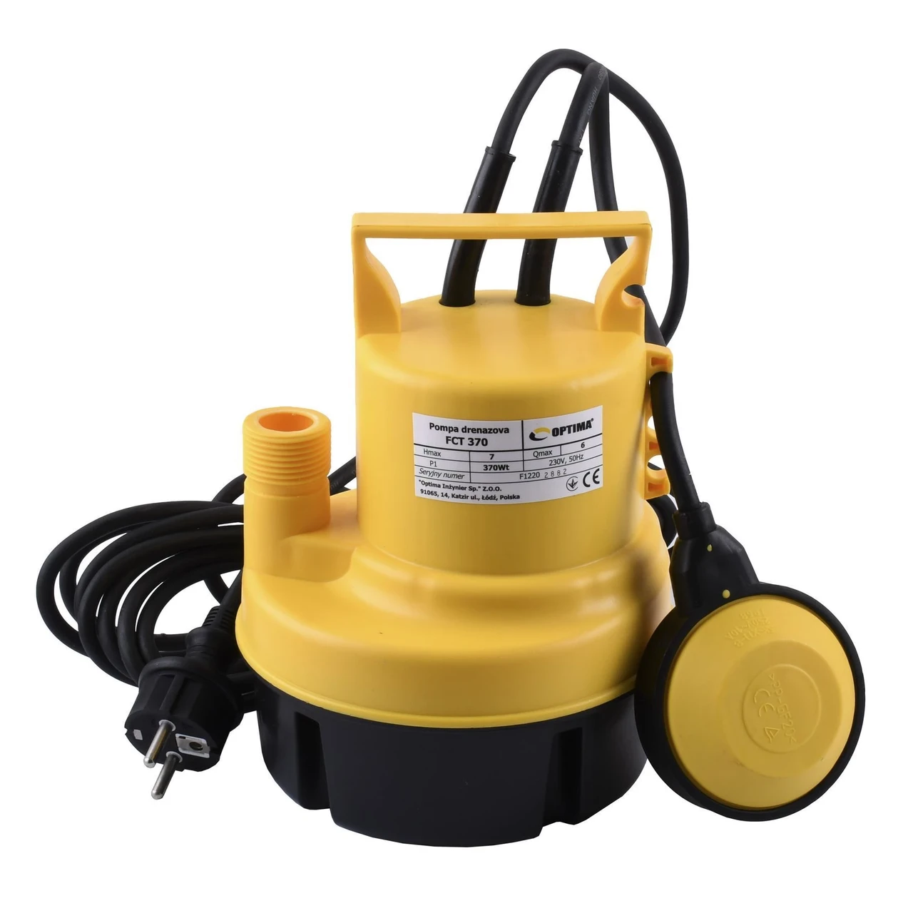 Насос дренажний Optima FCT 370 0,37 кВт (11000732)