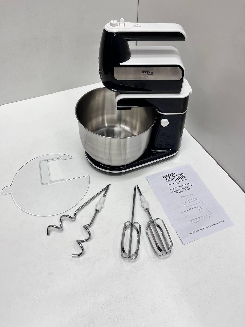 Міксер Zepline ZP-120 із металевою чашею 4 л 1500 Вт - фото 2