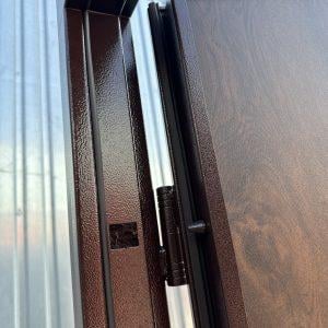 Дверь входная улица Redfort Блейд ПВХ-02 860х2040 мм RAL 8017 - фото 4