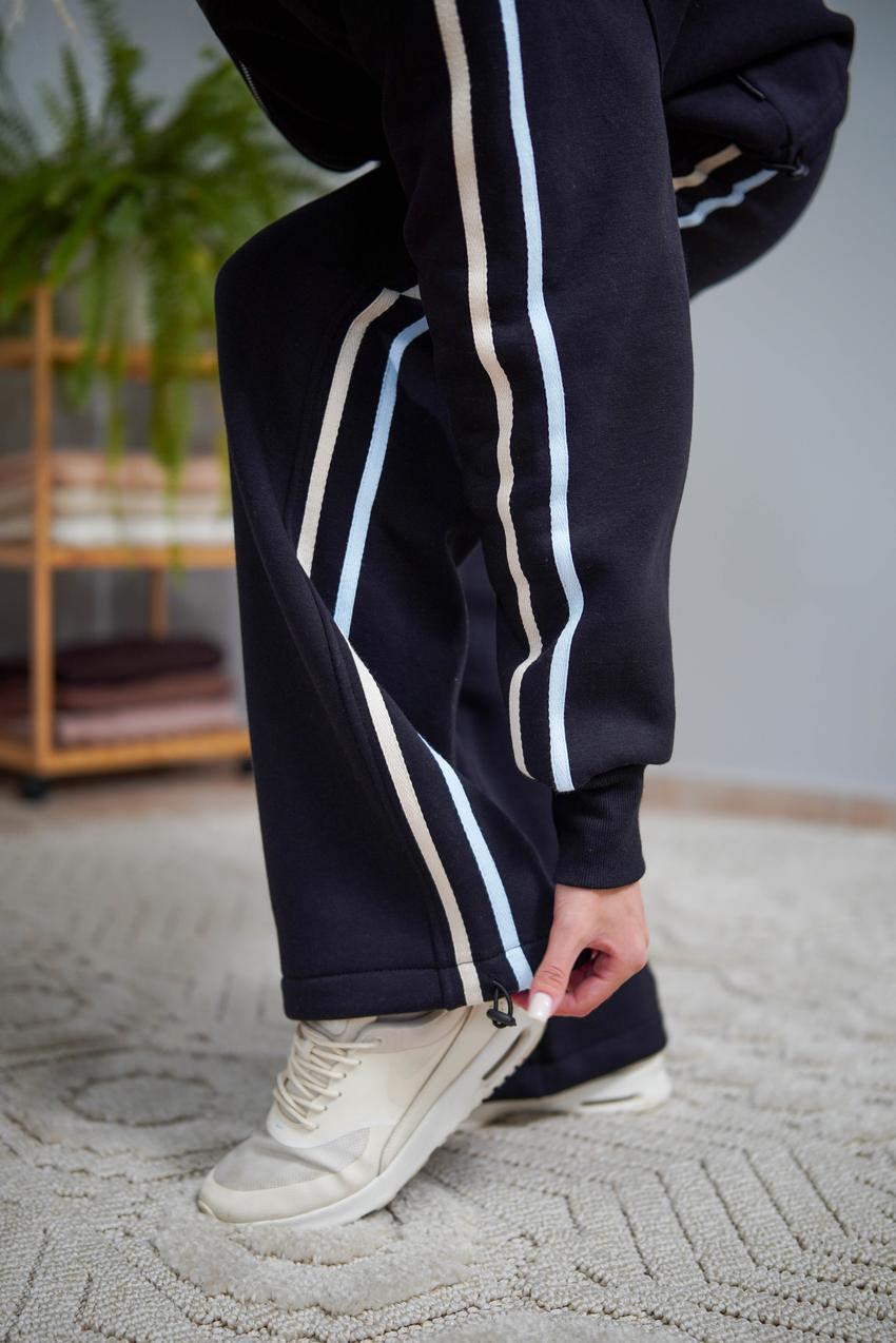 Костюм женский М208.4 на замке с начесом XL Черный (1029-1-63) - фото 4