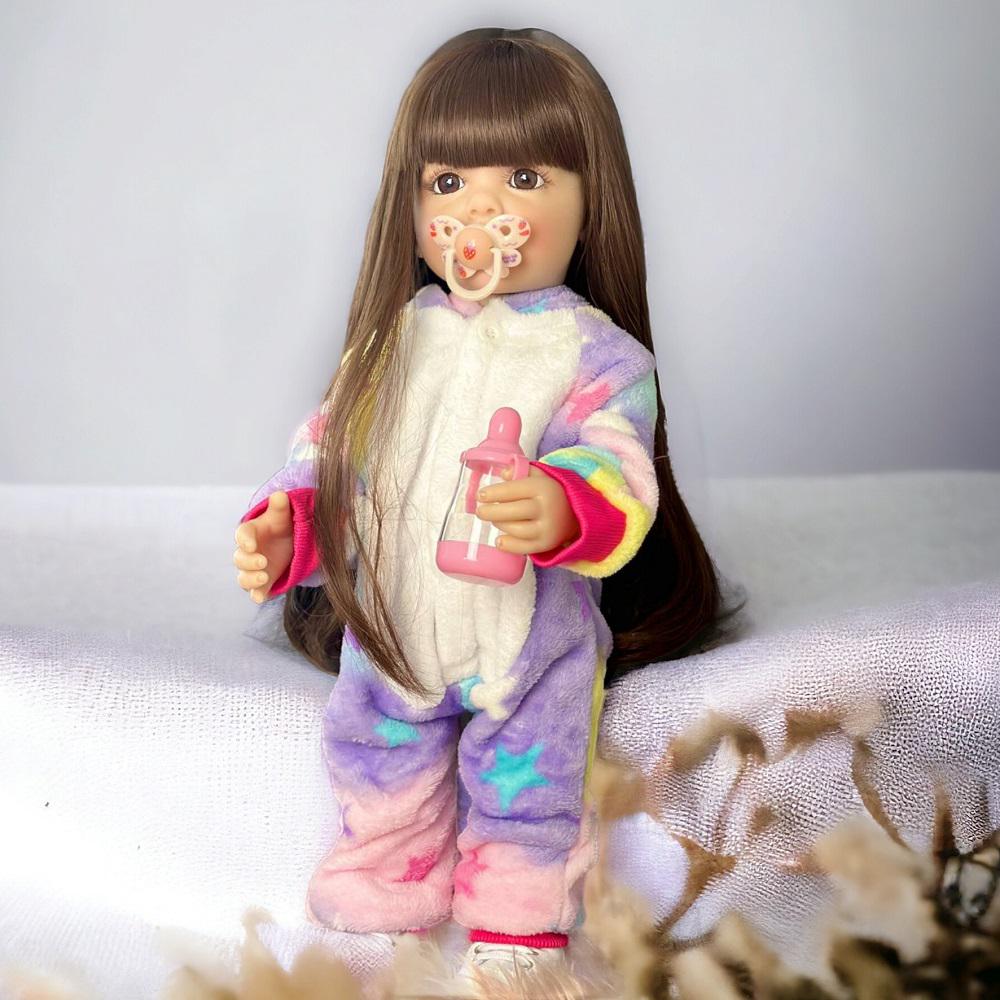 Лялька Reborn Конді силіконова 55 см (NPK DOLL) - фото 2