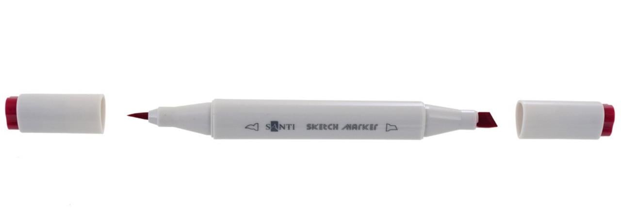 Маркер акварельный Santi sketch Пурпурно-красный